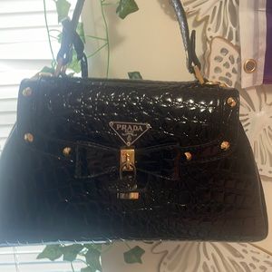 black prada bag